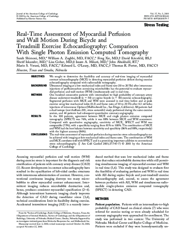 (PDF) Real-time assessment of myocardial perfusion and wall motion ...