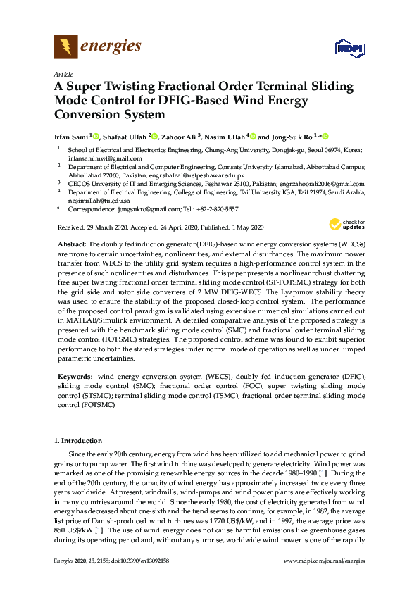 (PDF) A Super Twisting Fractional Order Terminal Sliding Mode Control ...
