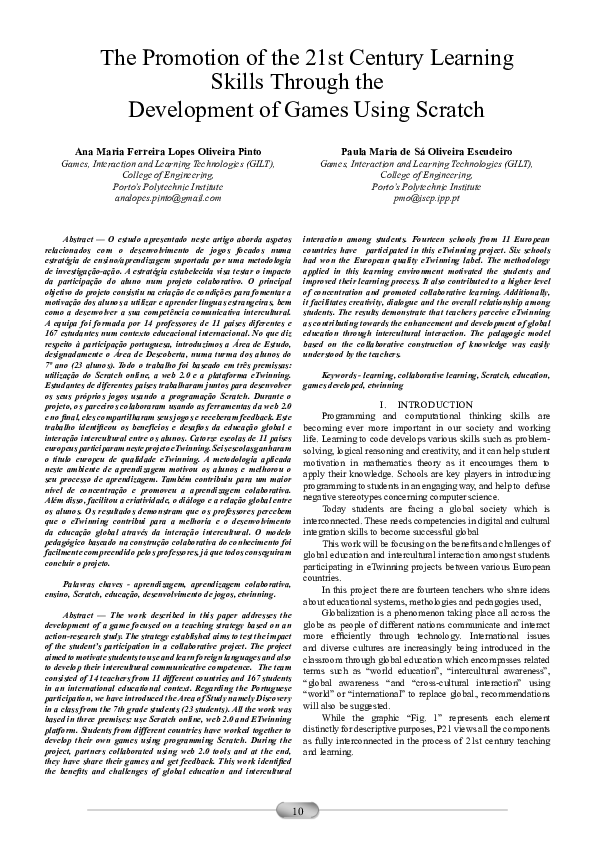 (PDF) The Promotion of the 21st Century Learning Skills Through the ...