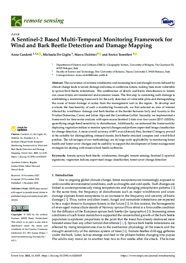(PDF) A Sentinel-2 Based Multi-Temporal Monitoring Framework for Wind ...