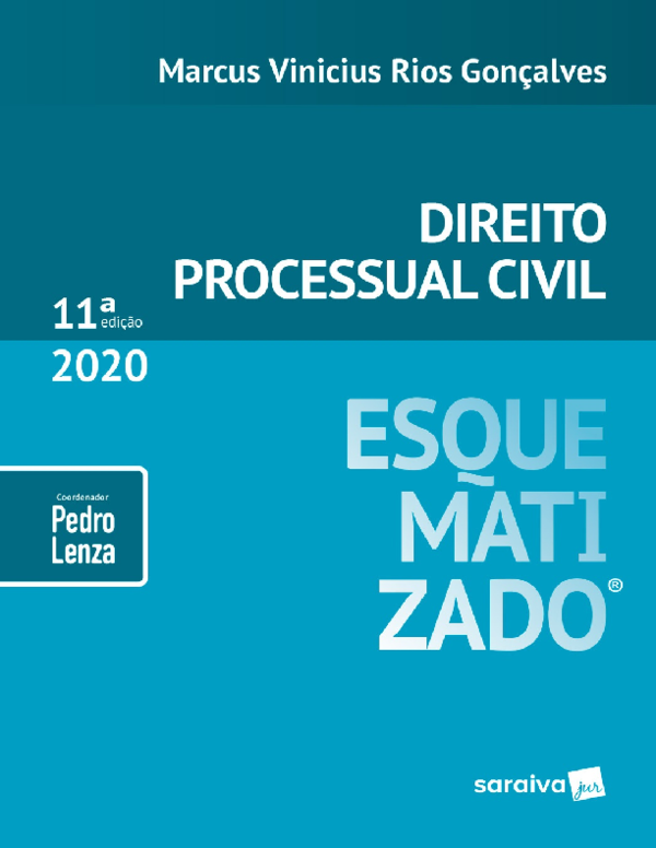 (PDF) Direito Processual Civil Esquematizado Marcus Vinicius Rios Gonçalves