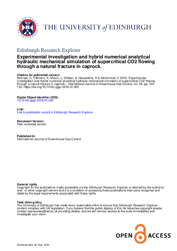 (PDF) Experimental investigation and hybrid numerical analytical ...