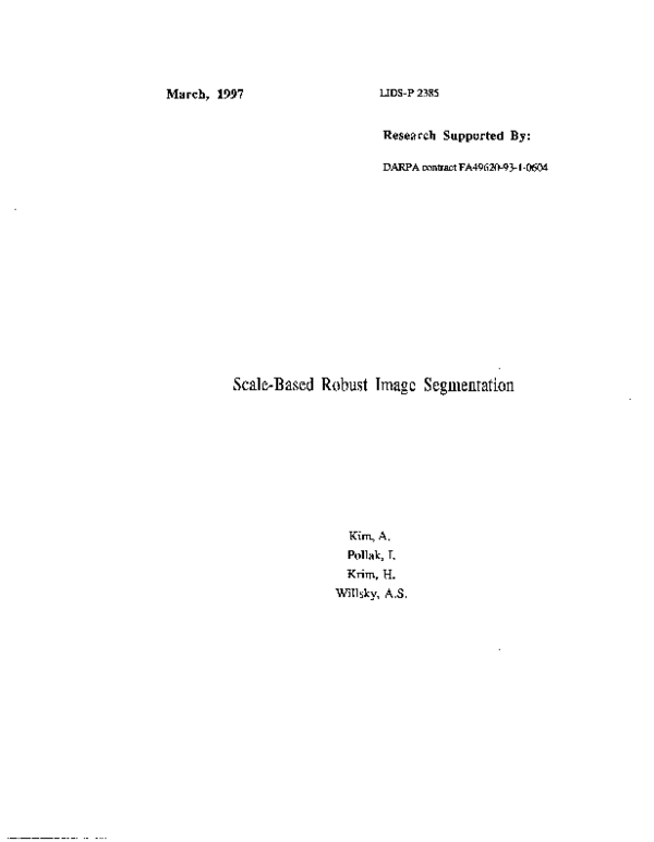 (PDF) Scale-Based Robust Image Segmentation