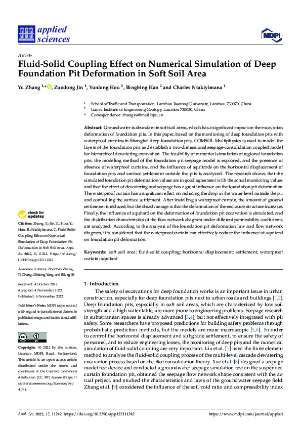 (PDF) Fluid-Solid Coupling Effect on Numerical Simulation of Deep ...