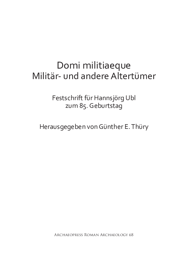 (PDF) Archaeopress Publishing Ltd Summertown Pavilion 1824 Middle Way