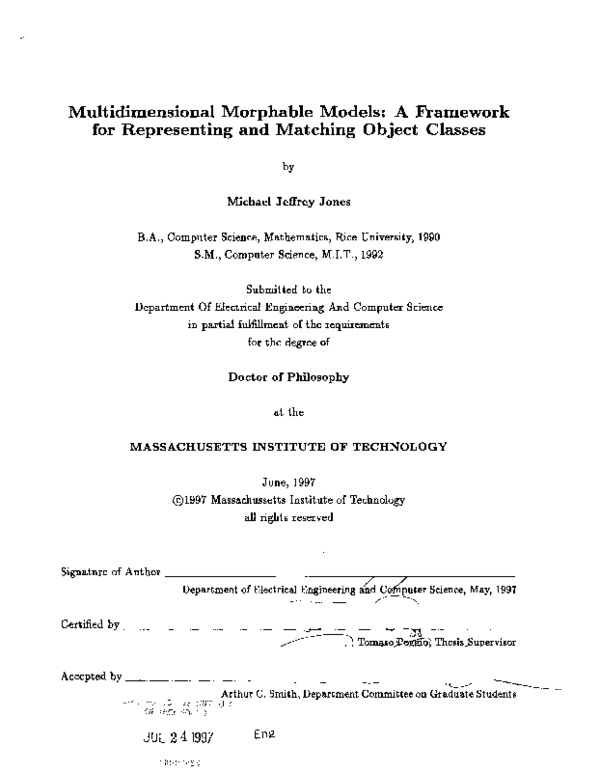(PDF) Multidimensional Morphable Models: A Framework for Representing ...