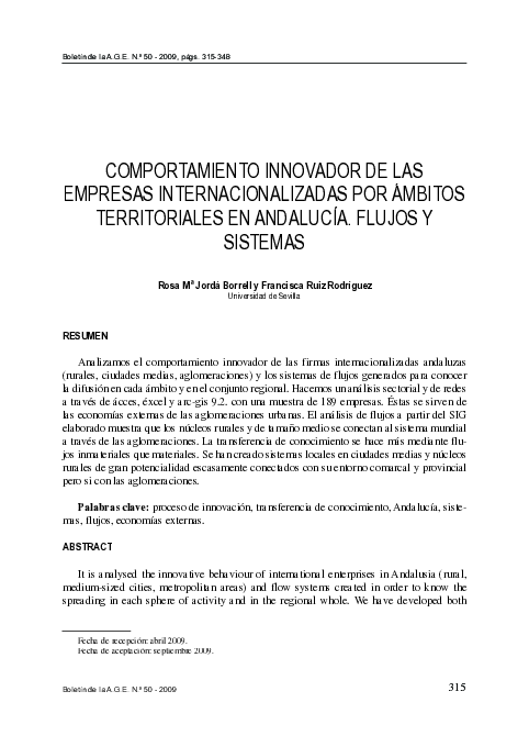 (PDF) Comportamiento innovador de las empresas internacionalizadas por ...