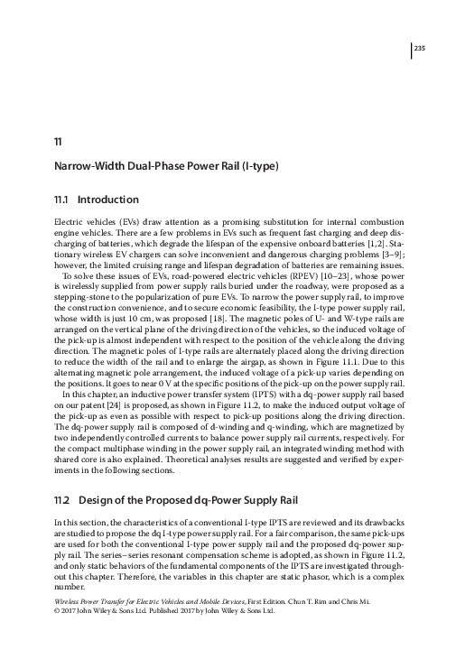 (PDF) Wireless Power Transfer for Electric Vehicles
