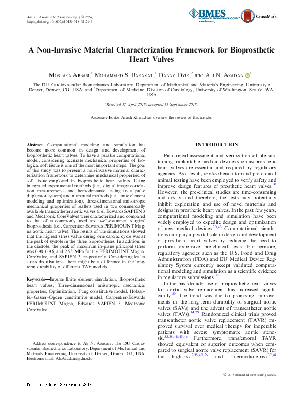 (PDF) A Non-Invasive Material Characterization Framework for ...