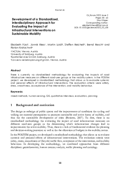 (PDF) Development of a Standardized, Interdisciplinary Approach for ...