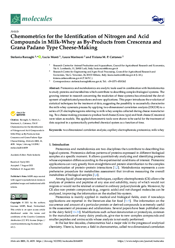 (PDF) Chemometrics for the Identification of Nitrogen and Acid ...