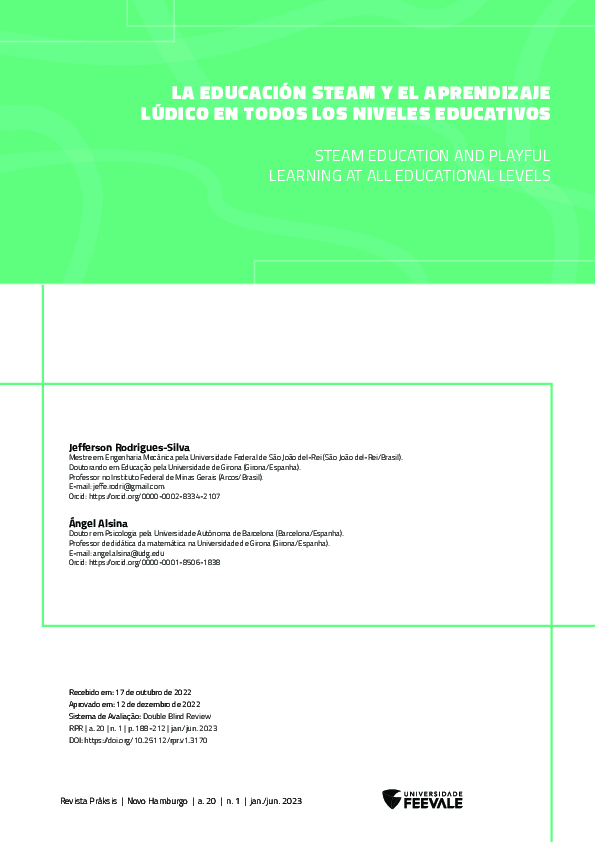 (PDF) La educación STEAM y el aprendizaje lúdico en todos los niveles ...