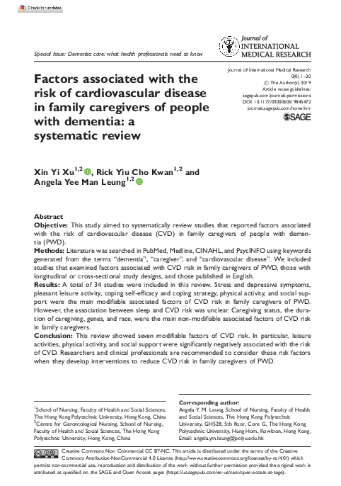 (PDF) Factors associated with the risk of cardiovascular disease in ...