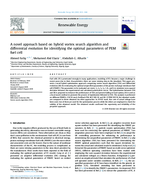 (PDF) A novel approach based on hybrid vortex search algorithm and ...