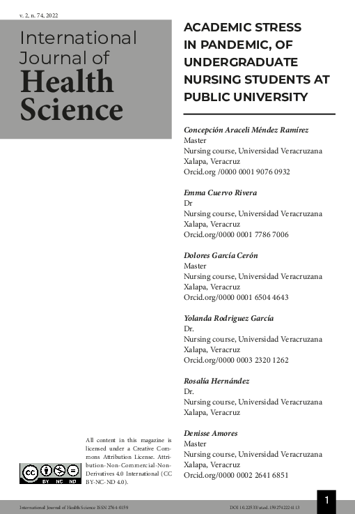 (PDF) Academic stress in pandemic, of undergraduate nursing students at ...