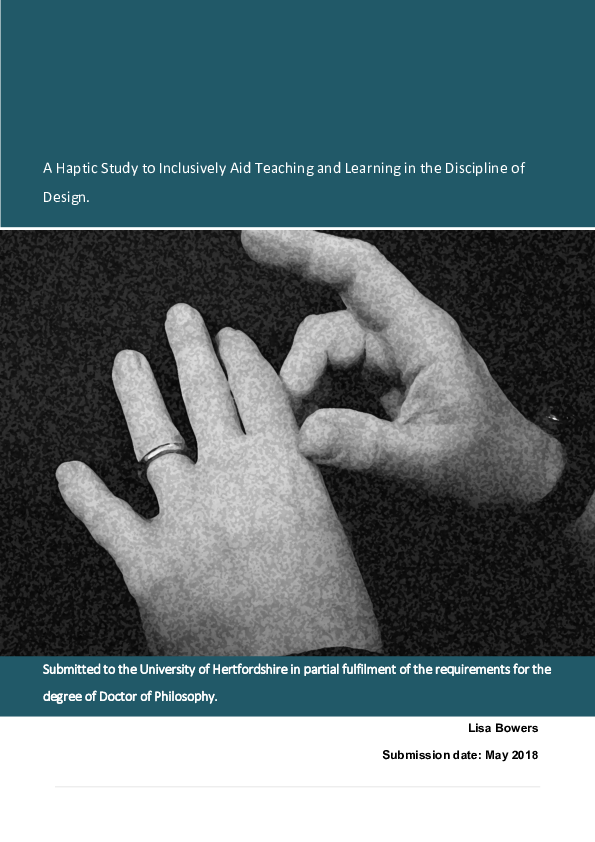 (PDF) A haptic study to inclusively aid teaching and learning in the ...