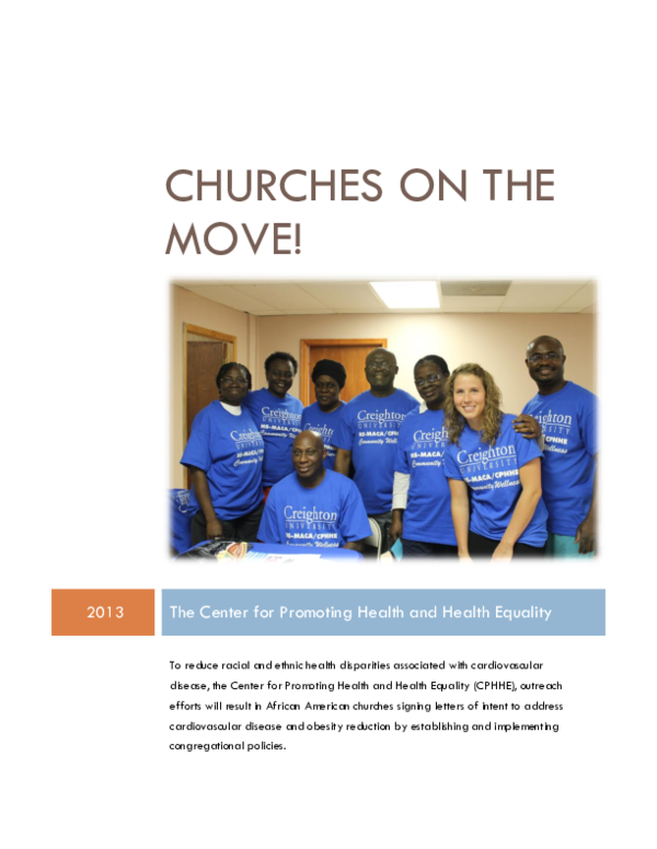(PDF) The Center for Promoting Health and Health Equality’s Racial and ...