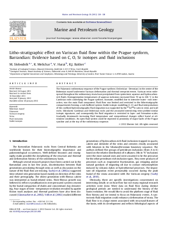 (PDF) Litho-stratigraphic effect on Variscan fluid flow within the ...