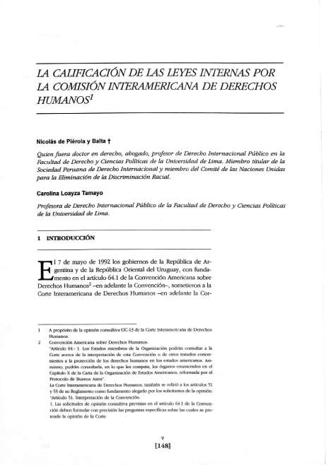 (PDF) La Comisión Interamericana de Derechos Humanos