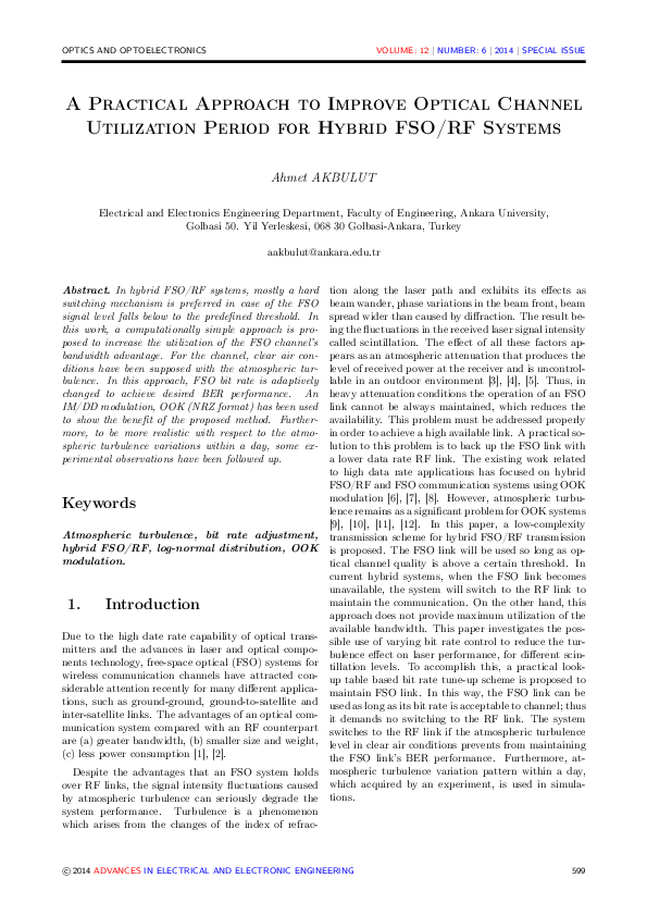 (PDF) A Practical Approach to Improve Optical Channel Utilization ...
