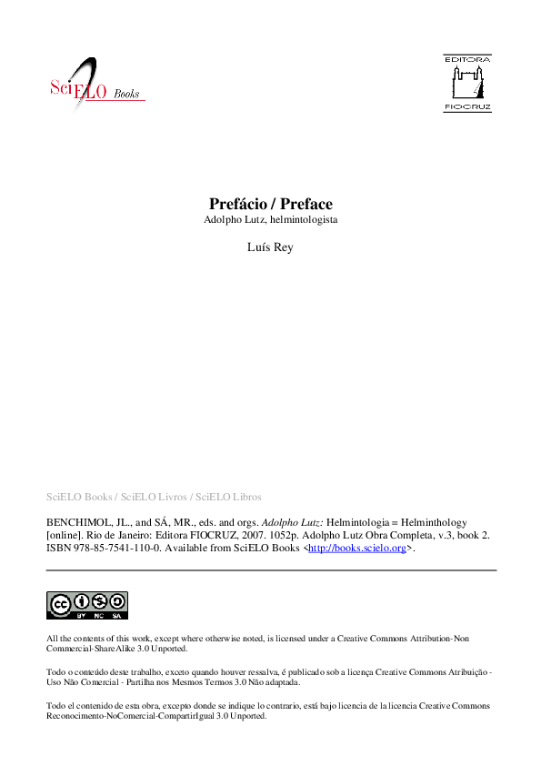 (PDF) Prefacio / Preface