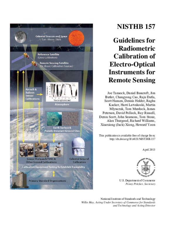 (PDF) Guidelines for Radiometric Calibration of Electro-Optical ...