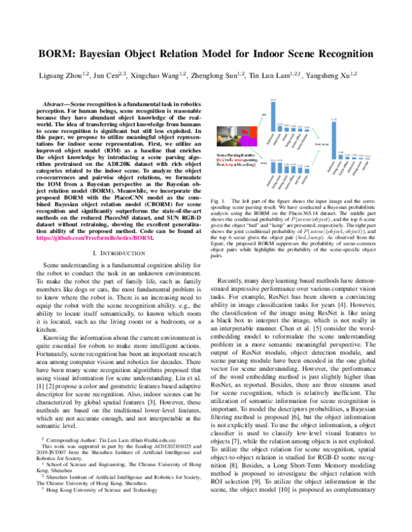 (PDF) BORM: Bayesian Object Relation Model for Indoor Scene Recognition