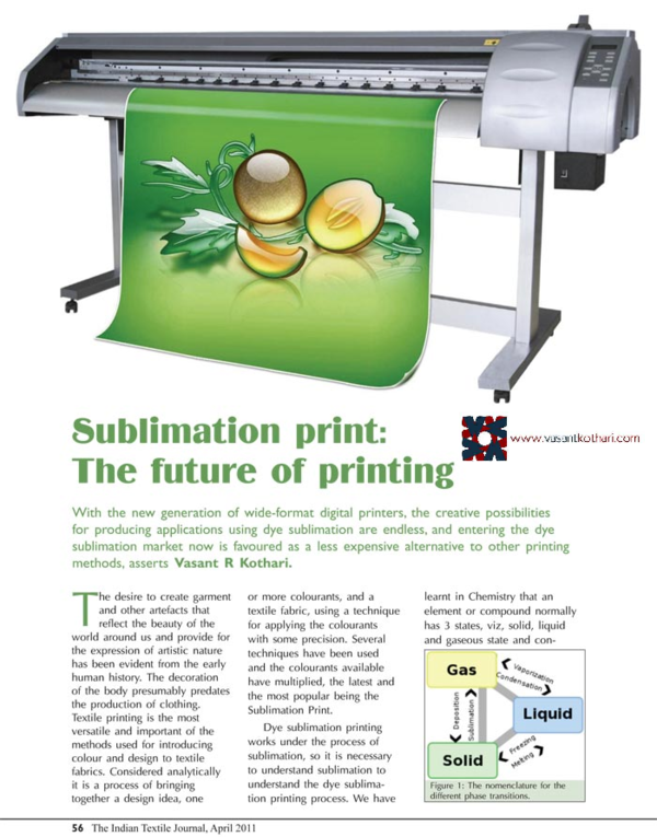(PDF) Sublimation Print The Future of Printing