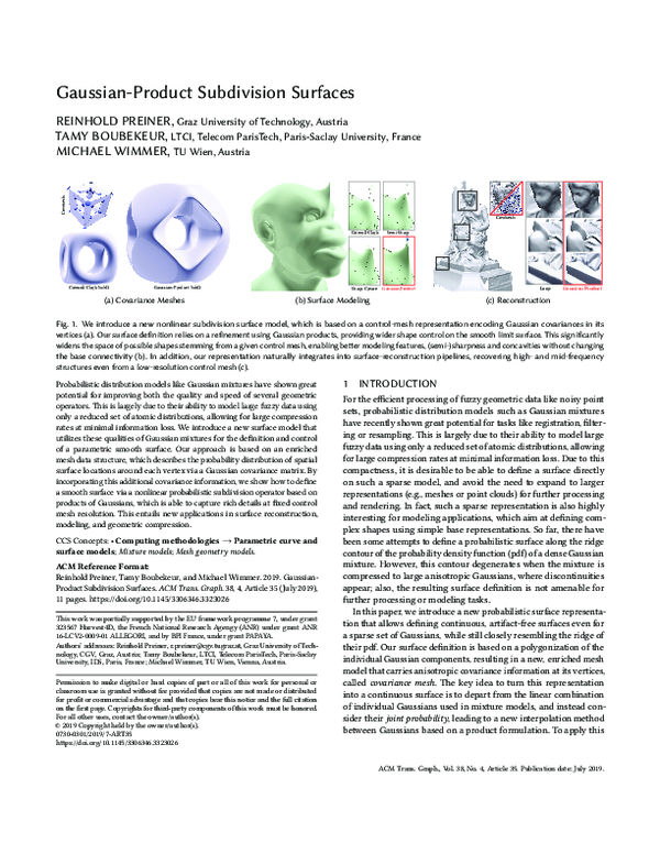 (PDF) Displaced subdivision surfaces of animated meshes