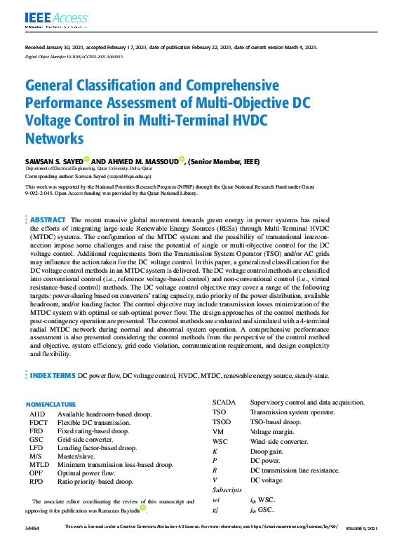 (PDF) General Classification and Comprehensive Performance Assessment ...