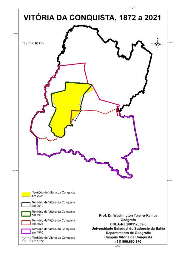 (PDF) Evolução territorial de Vitória da Conquista, 1872-2021
