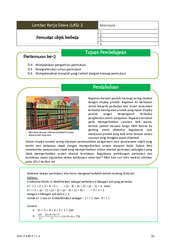 (PDF) Lembar Kerja Siswa (LKS)-2