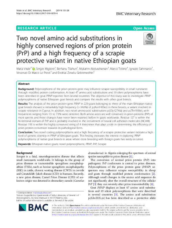(PDF) Two novel amino acid substitutions in highly conserved regions of ...