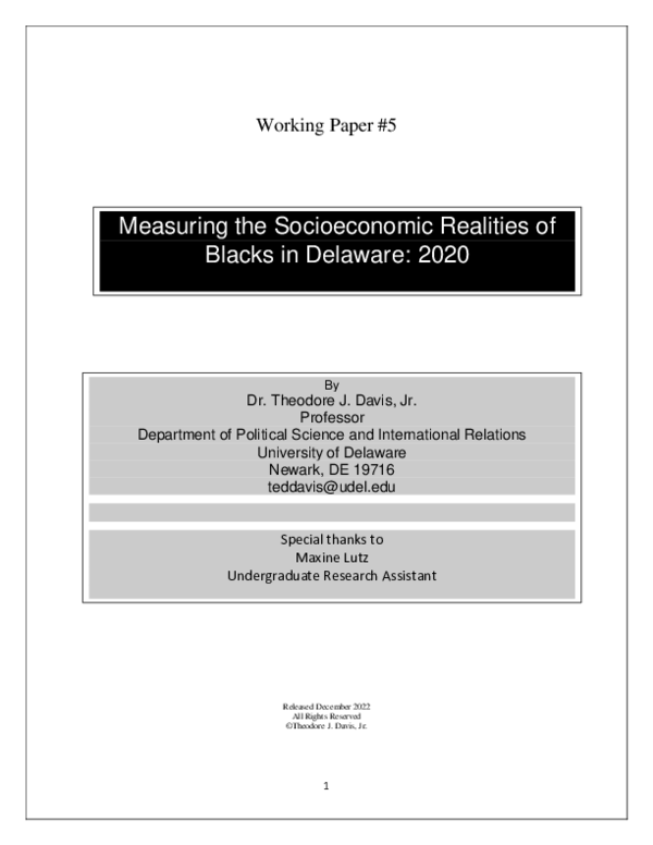 (PDF) Working Paper #5
