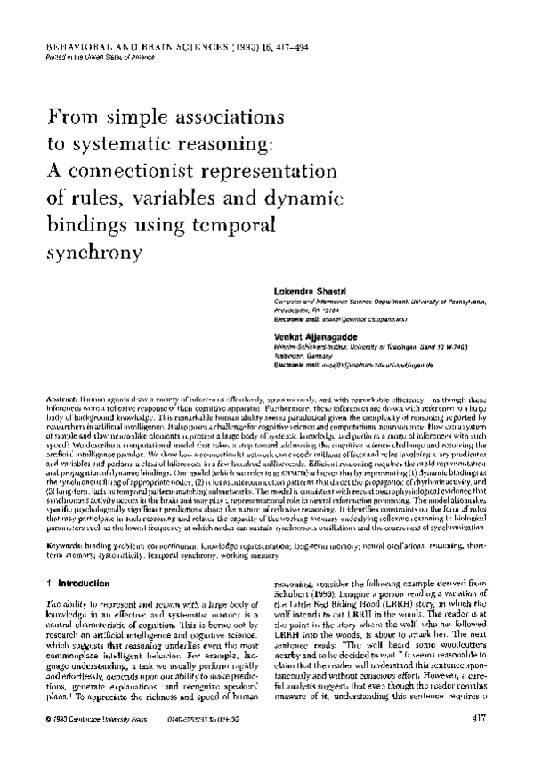 (PDF) Plausible inference and implicit representation