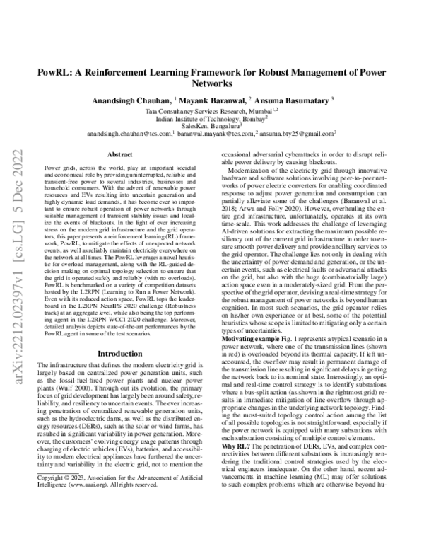 (PDF) PowRL: A Reinforcement Learning Framework for Robust Management ...