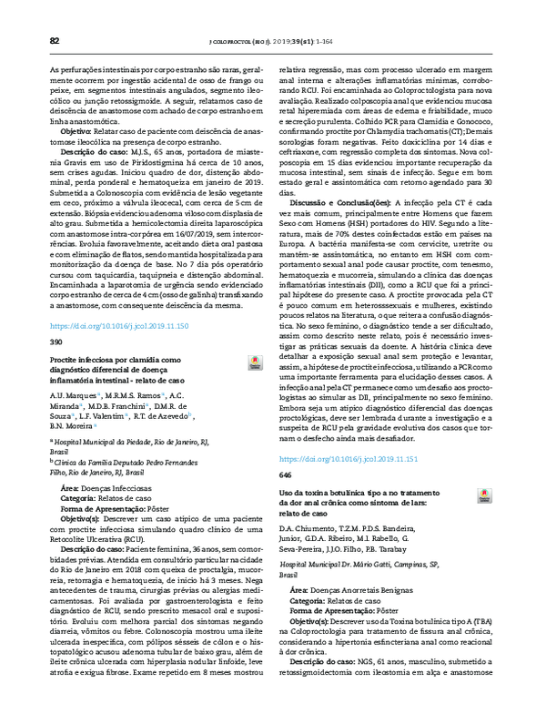 (PDF) Proctite infecciosa por clamídia como diagnóstico diferencial de ...