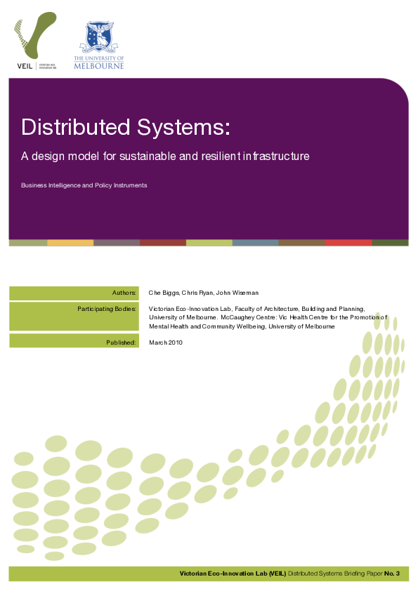 (PDF) Distributed Systems: A Design Model for Sustainable and Resilient ...