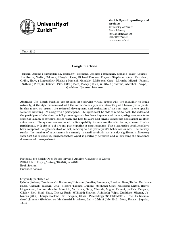 (PDF) Laugh machine | Dr.Abhishek Sharma - Academia.edu