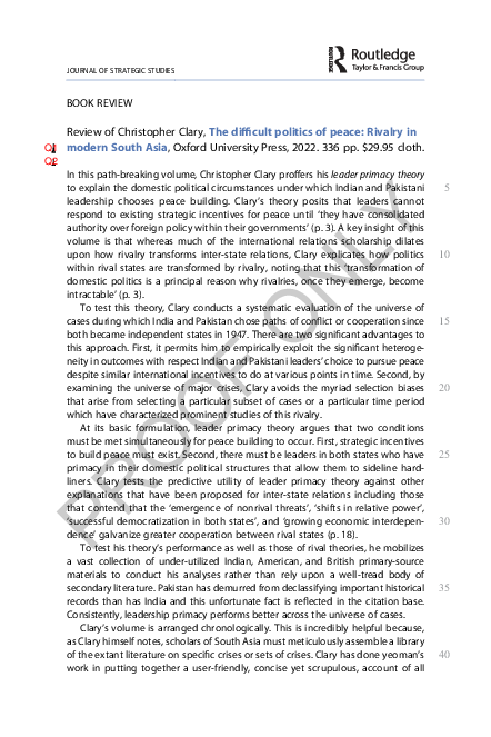 (PDF) Fair Review of Clary