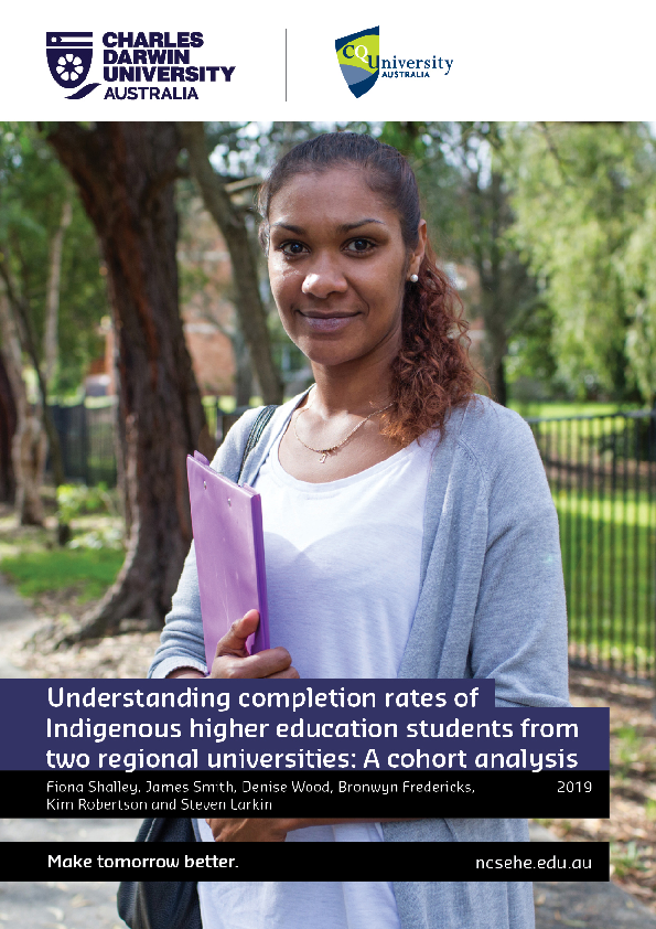 (PDF) Understanding completion rates of Indigenous higher education ...