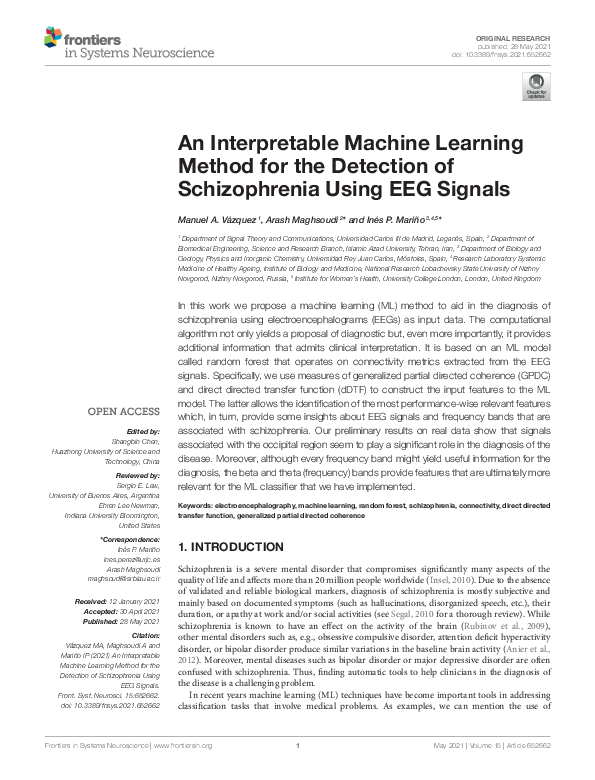 (PDF) An Interpretable Machine Learning Method for the Detection of ...