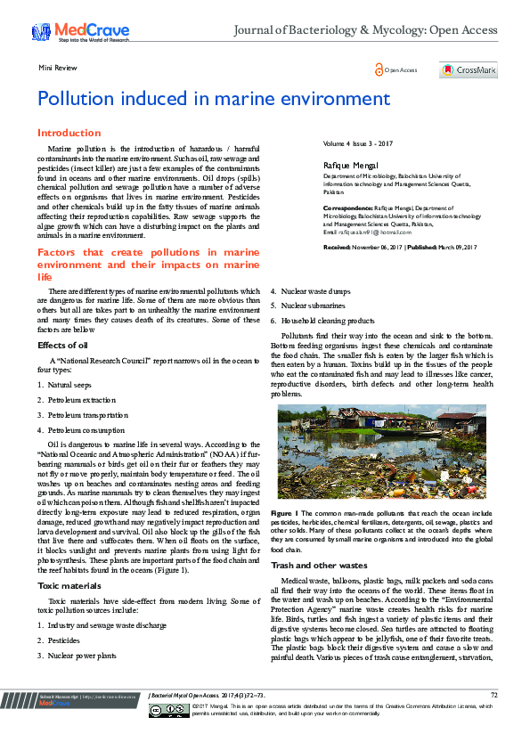 (PDF) Pollution Induced in Marine Environment