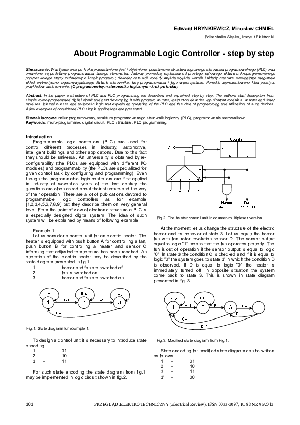 (PDF) About Programmable Logic Controller - step by step