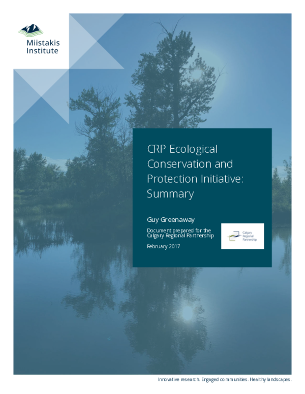 (PDF) CRP Ecological Conservation and Protection Initiative: Summary