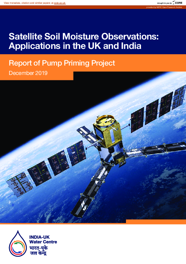 (PDF) Satellite Soil Moisture Observations: Applications in the UK and ...