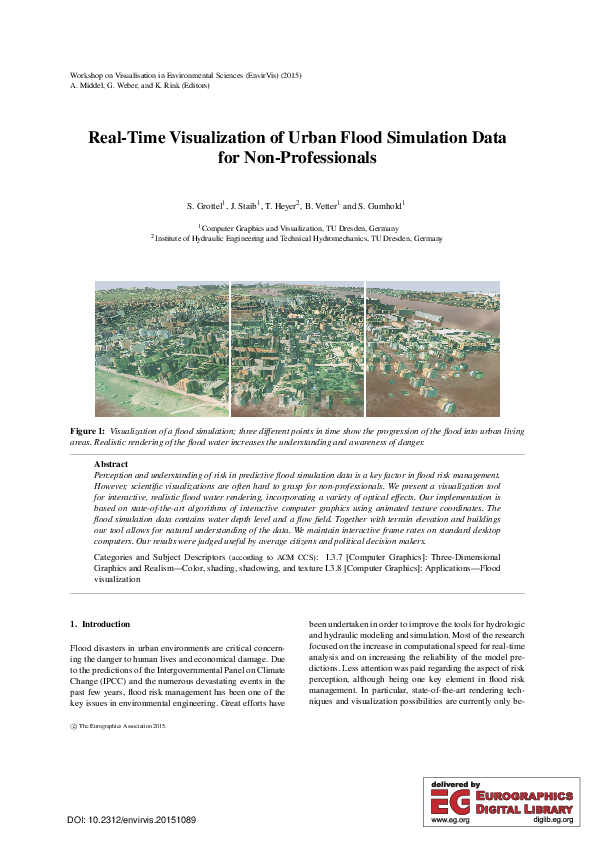 (PDF) Real-Time Visualization of Urban Flood Simulation Data for Non ...