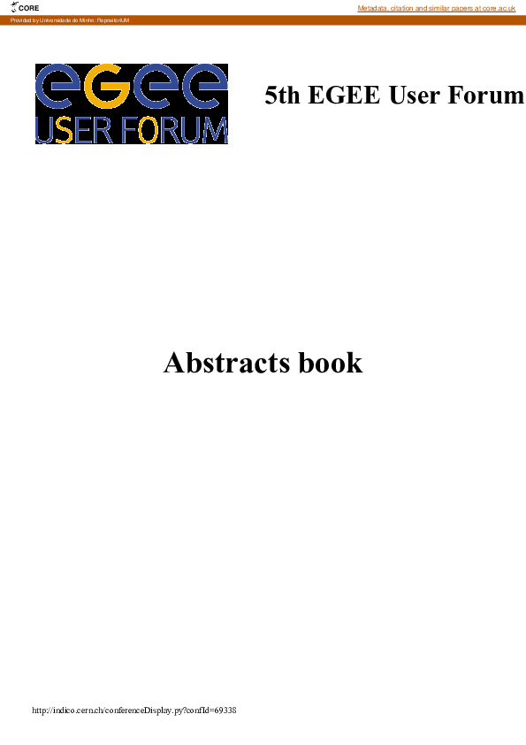 (PDF) Bridging the gap between applications geospatial data and the Grid