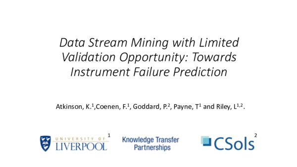 (PDF) Data Stream Mining with Limited Validation Opportunity: Towards ...