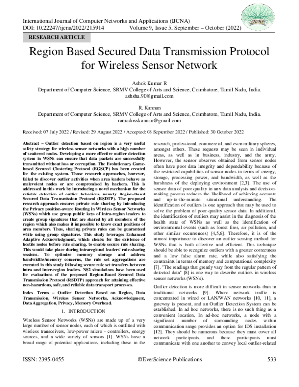 (PDF) Region Based Secured Data Transmission Protocol for Wireless ...